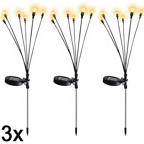 3x Lampy solarne LED | SOMPEX