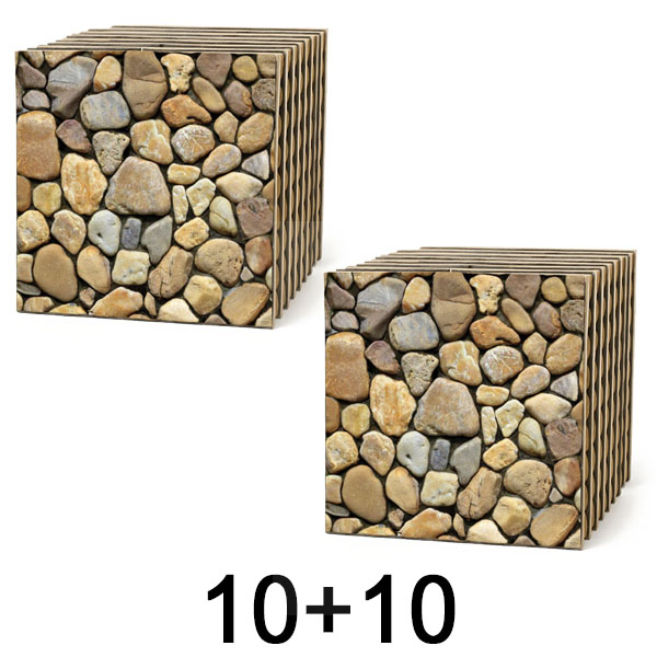 1x Płytki ścienne 3D o efekcie kamienia – odklej i przyklej | STONEBLOCKS 1+1 GRATIS