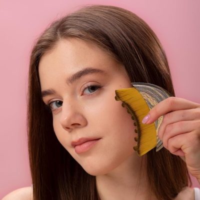 Szczotka do drenażu limfatycznego twarzy | DRENAGLO